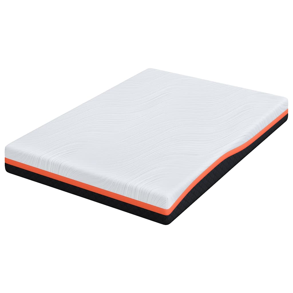 Matras Wit en zwart 140 x 200 cm Jacquard stof is nu te koop bij PeponiXL, paradijselijk wonen!