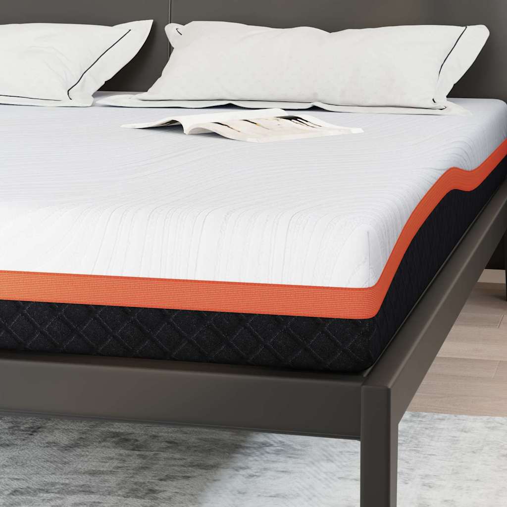 Matras Wit en zwart 200 x 200 cm Jacquard stof is nu te koop bij PeponiXL, paradijselijk wonen!
