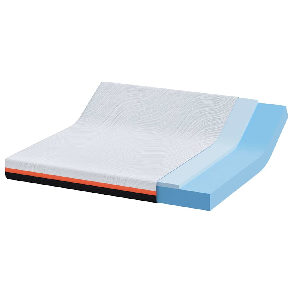 Matras Wit en zwart 200 x 200 cm Jacquard stof is nu te koop bij PeponiXL, paradijselijk wonen!