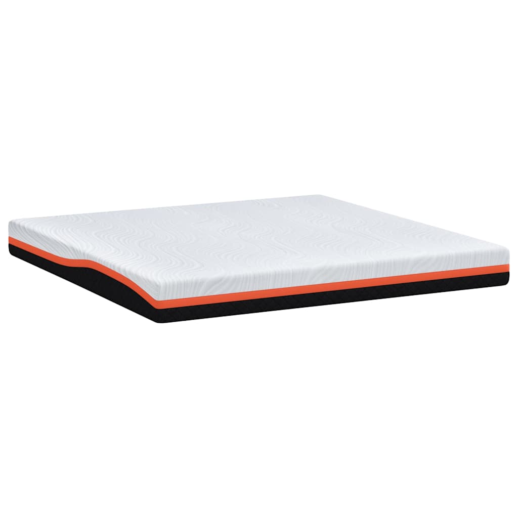 Matras Wit en zwart 200 x 200 cm Jacquard stof is nu te koop bij PeponiXL, paradijselijk wonen!