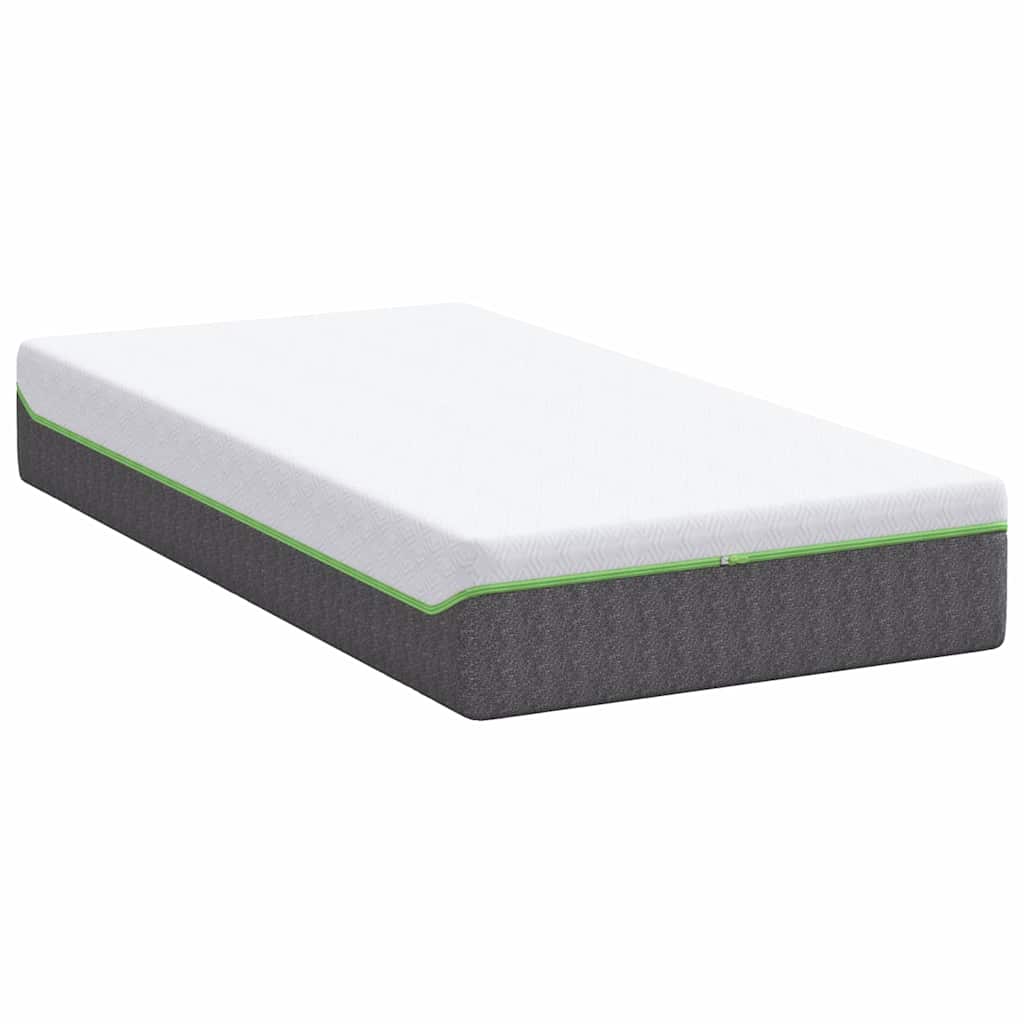 Matras Wit en Grijs 80 x 160 cm Jacquard stof is nu te koop bij PeponiXL, paradijselijk wonen!