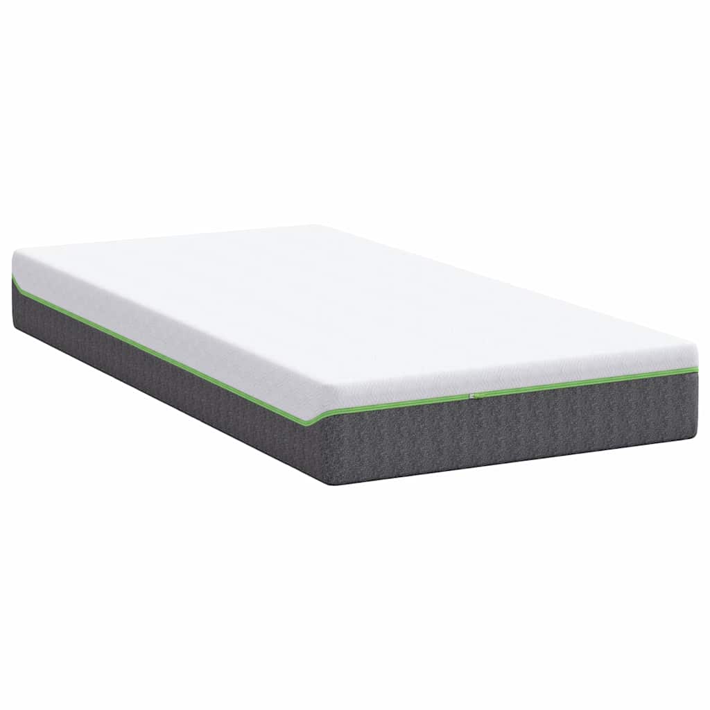 Matras Wit en Grijs 90 x 190 cm Jacquard stof is nu te koop bij PeponiXL, paradijselijk wonen!