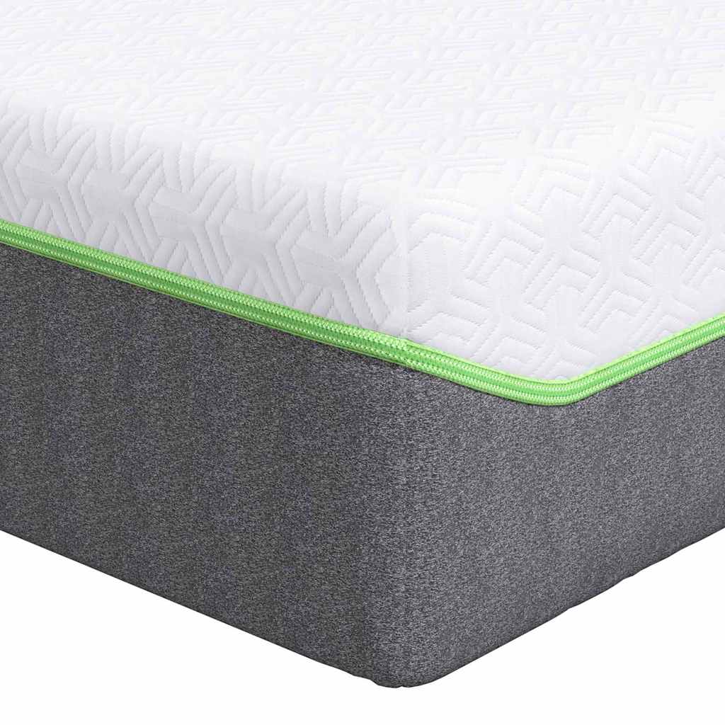 Matras Wit en Grijs 120 x 200 cm Jacquard stof is nu te koop bij PeponiXL, paradijselijk wonen!