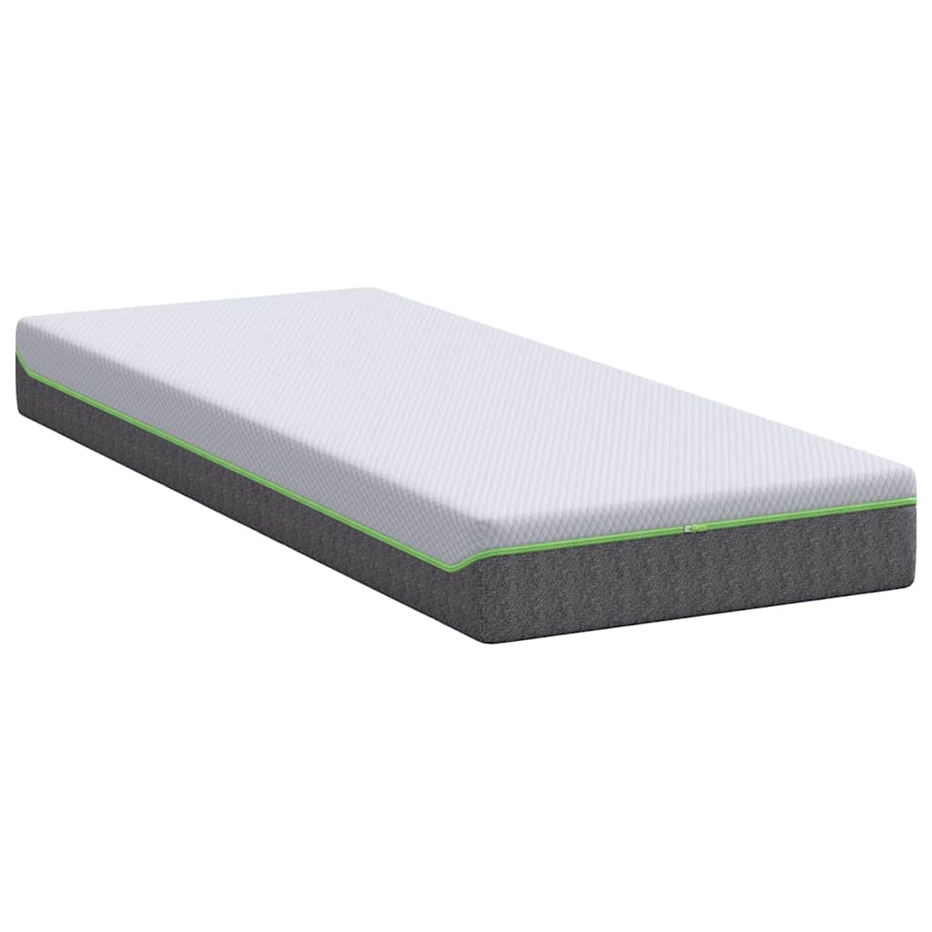 Matras Wit en Grijs 70 x 200 cm Jacquard stof is nu te koop bij PeponiXL, paradijselijk wonen!