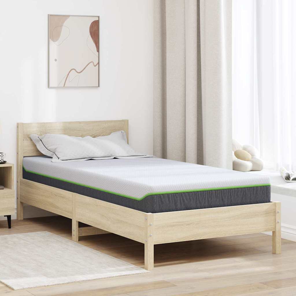 Matras Wit en Grijs 120 x 200 cm Jacquard stof is nu te koop bij PeponiXL, paradijselijk wonen!