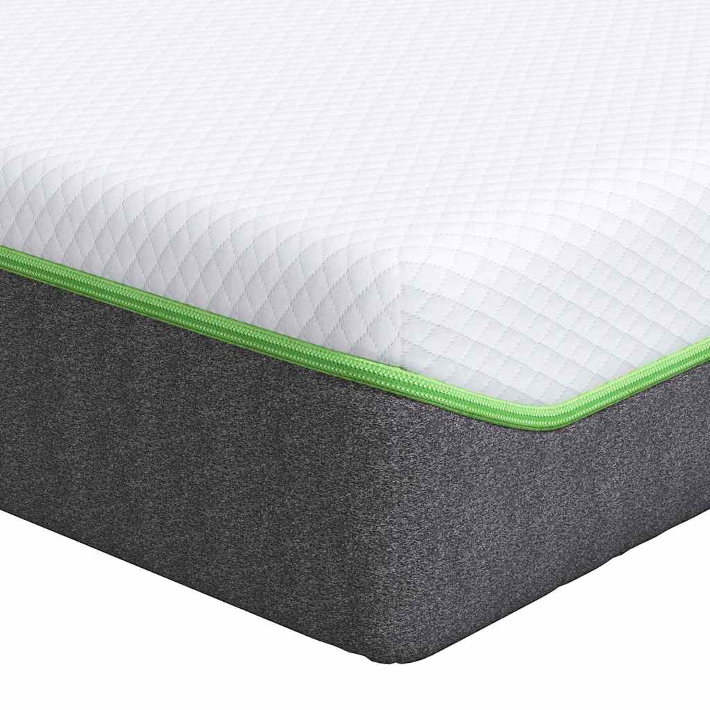 Matras Wit en Grijs 120 x 200 cm Jacquard stof is nu te koop bij PeponiXL, paradijselijk wonen!