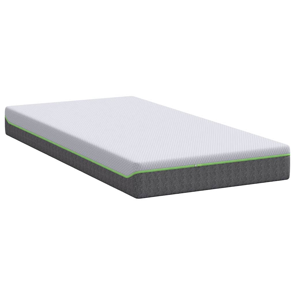 Matras Wit en Grijs 120 x 200 cm Jacquard stof is nu te koop bij PeponiXL, paradijselijk wonen!