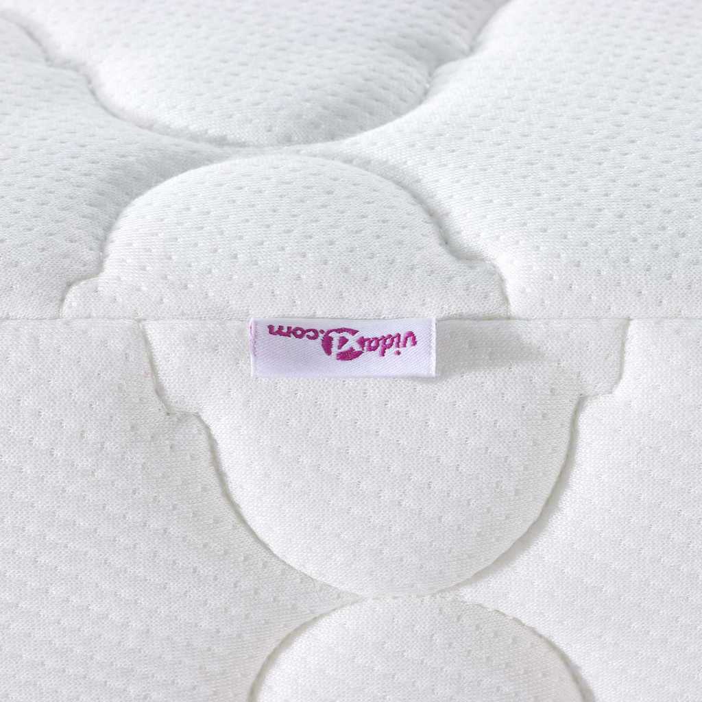 Matras Wit 70 x 140 cm Jacquard stof is nu te koop bij PeponiXL, paradijselijk wonen!