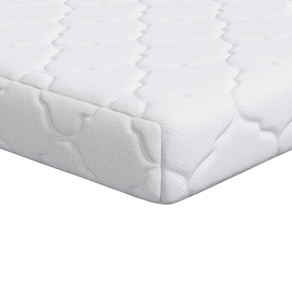 Matras Wit 70 x 140 cm Jacquard stof is nu te koop bij PeponiXL, paradijselijk wonen!