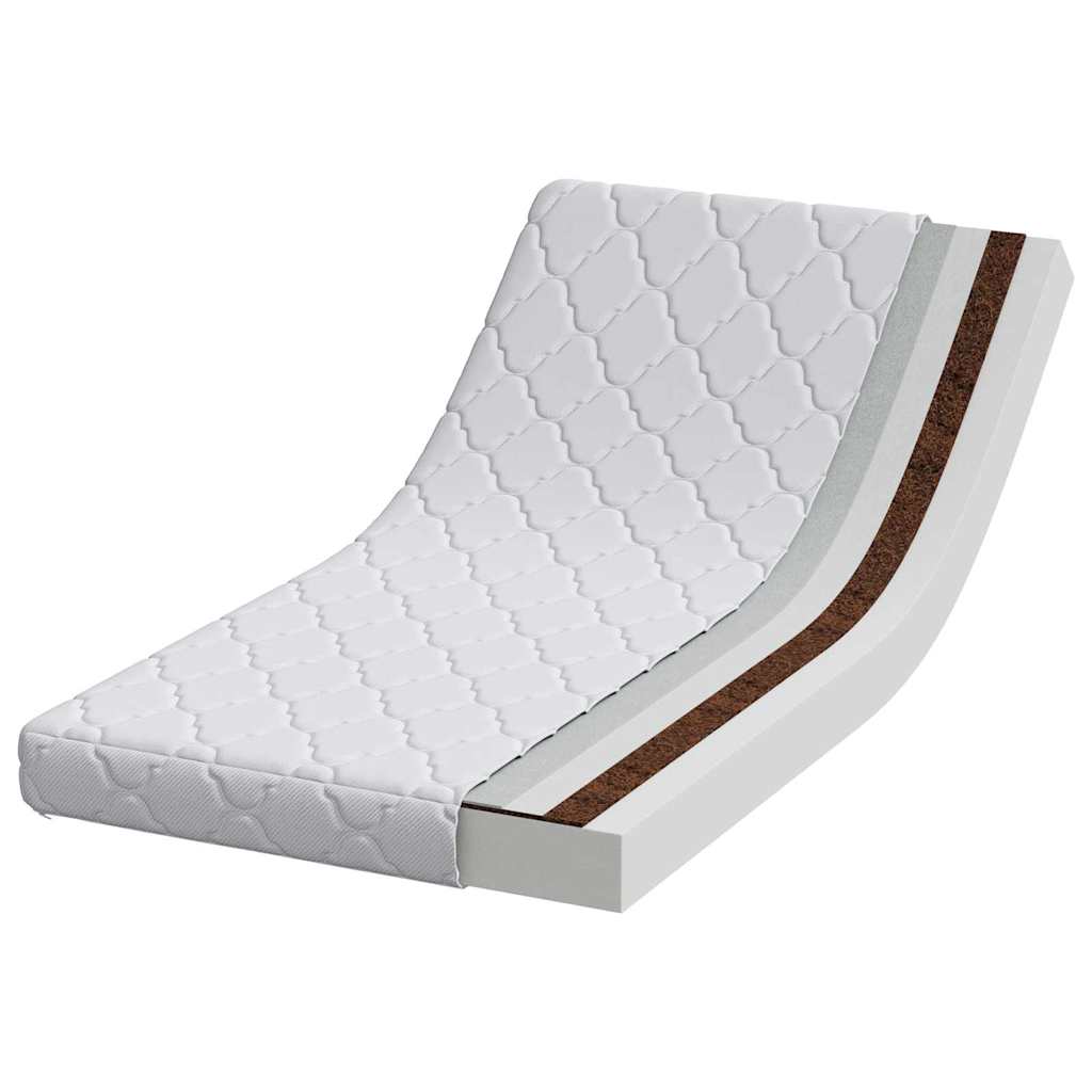 Matras Wit 70 x 140 cm Jacquard stof is nu te koop bij PeponiXL, paradijselijk wonen!