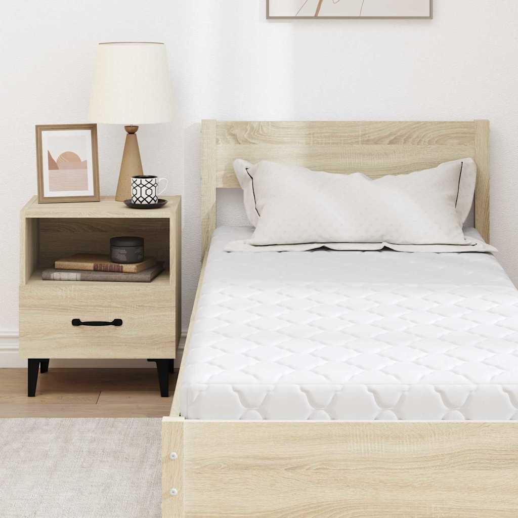 Matras Wit 70 x 200 cm Jacquard stof is nu te koop bij PeponiXL, paradijselijk wonen!