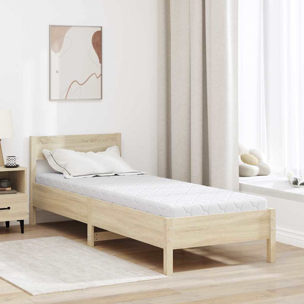 Matras Wit 70 x 200 cm Jacquard stof is nu te koop bij PeponiXL, paradijselijk wonen!