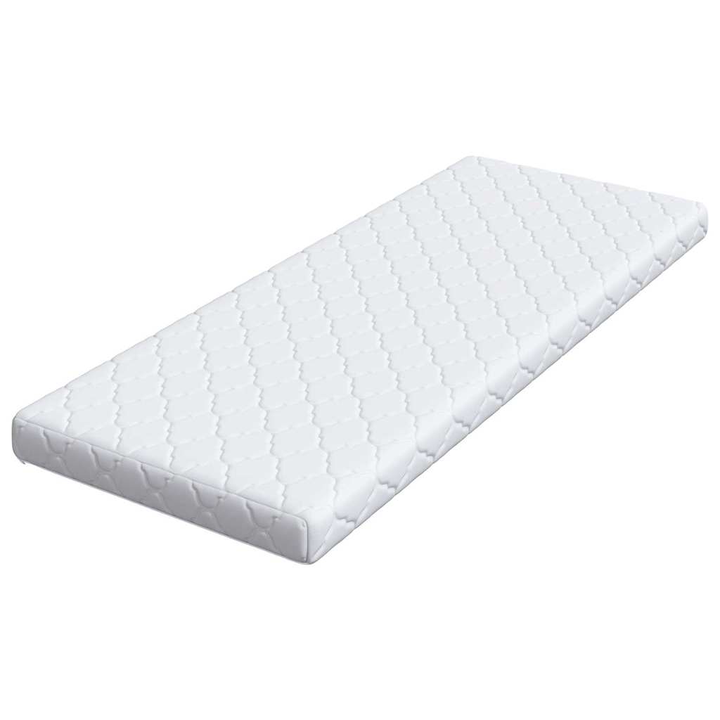 Matras Wit 70 x 200 cm Jacquard stof is nu te koop bij PeponiXL, paradijselijk wonen!