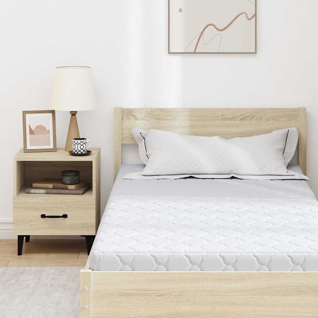 Matras Wit 90 x 190 cm Jacquard stof is nu te koop bij PeponiXL, paradijselijk wonen!