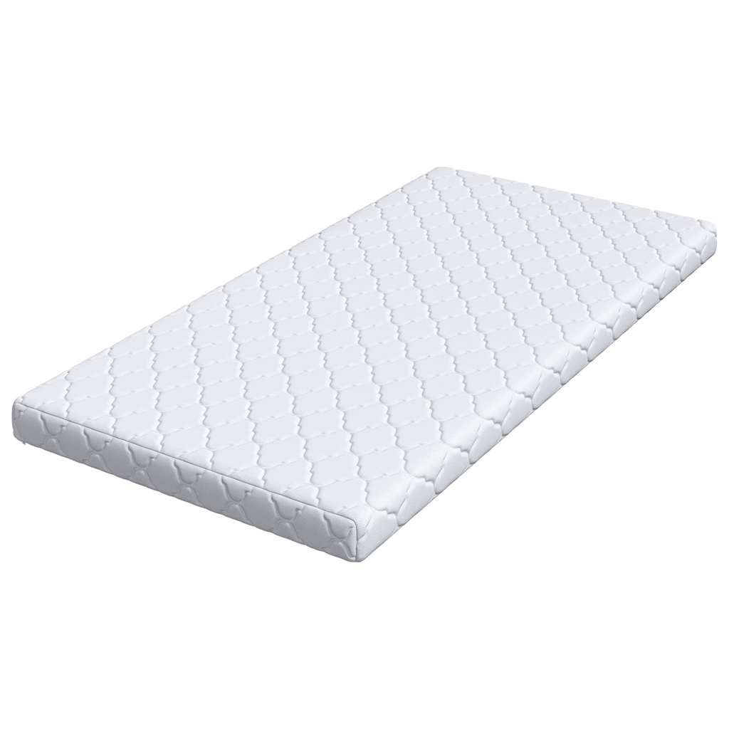 Matras Wit 90 x 190 cm Jacquard stof is nu te koop bij PeponiXL, paradijselijk wonen!