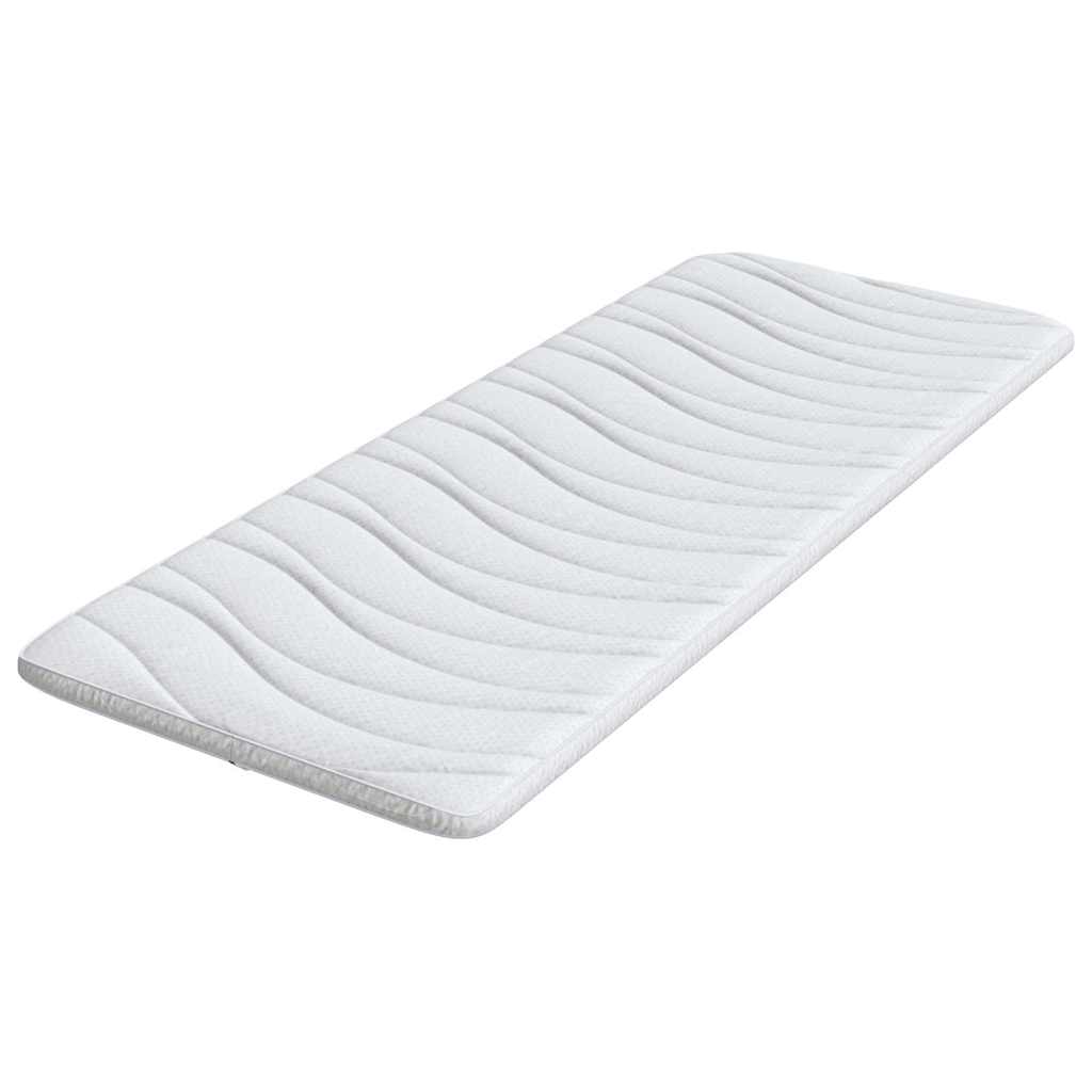 matrastopper Wit 70 x 200 cm Gebreide Stof is nu te koop bij PeponiXL, paradijselijk wonen!