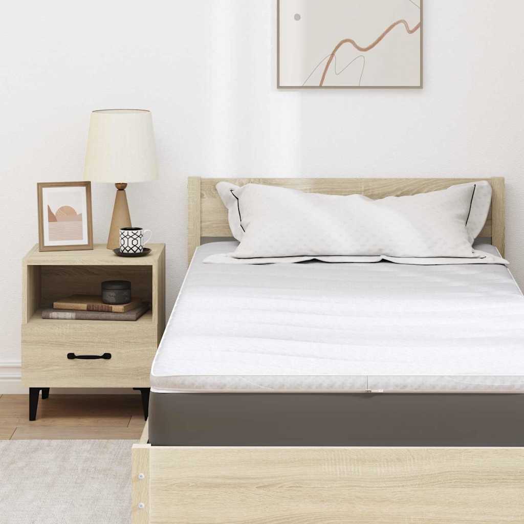 matrastopper Wit 120 x 200 cm Gebreide Stof is nu te koop bij PeponiXL, paradijselijk wonen!