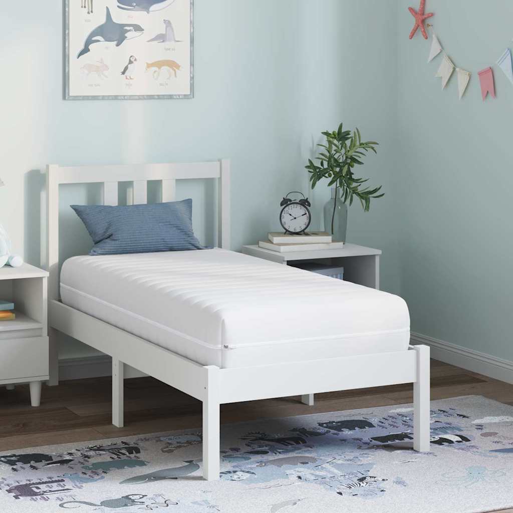 Matras Wit 60 x 120 cm Pocketvering is nu te koop bij PeponiXL, paradijselijk wonen!