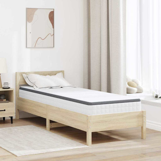 Matras Wit en Grijs 80 x 200 cm Bonell Veer is nu te koop bij PeponiXL, paradijselijk wonen!