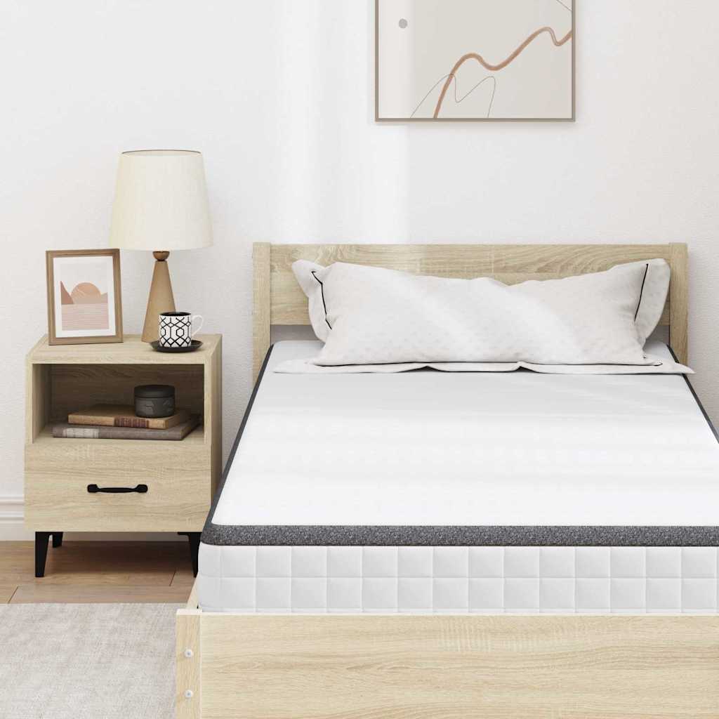 Matras Wit en Grijs 90 x 190 cm Bonell Veer is nu te koop bij PeponiXL, paradijselijk wonen!