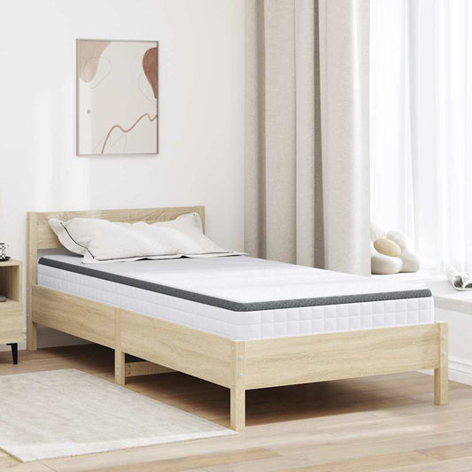 Matras Wit en Grijs 90 x 200 cm Bonell Veer is nu te koop bij PeponiXL, paradijselijk wonen!