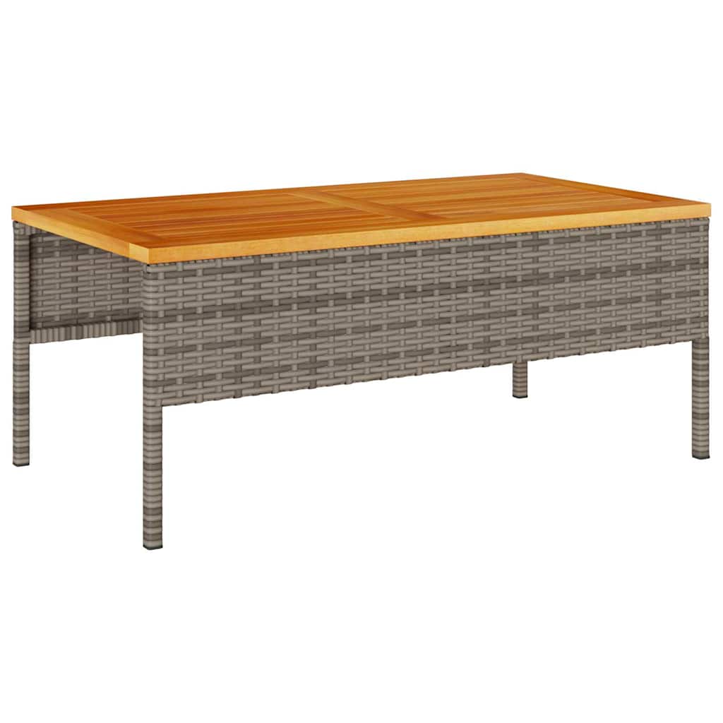 Tuinbankenset met kussen 6 pcs Grijs en Donkergrijs poly rattan is nu te koop bij PeponiXL, paradijselijk wonen!