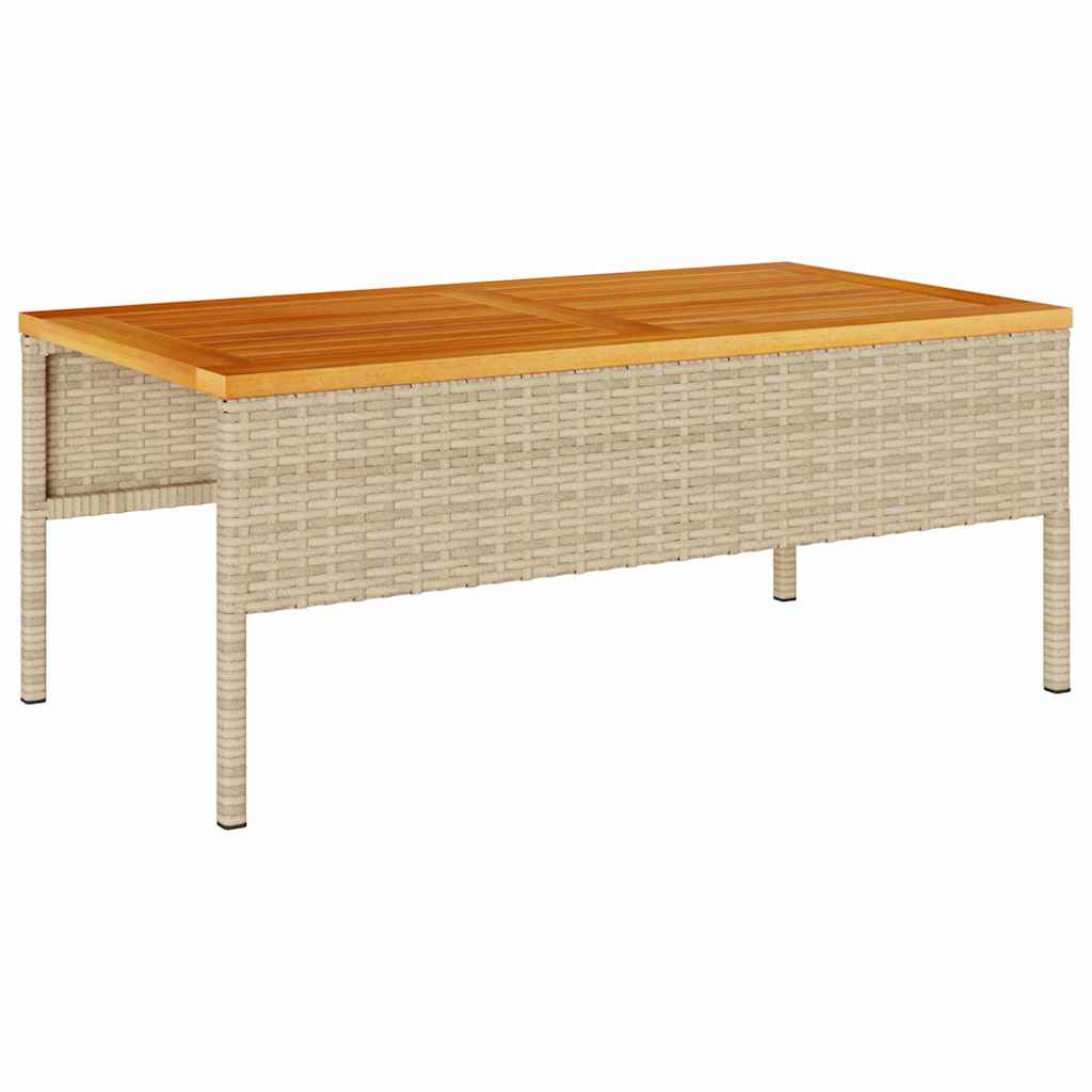 Tuinbankenset met kussen 6 pcs Beige en Licht Grijs poly rattan is nu te koop bij PeponiXL, paradijselijk wonen!