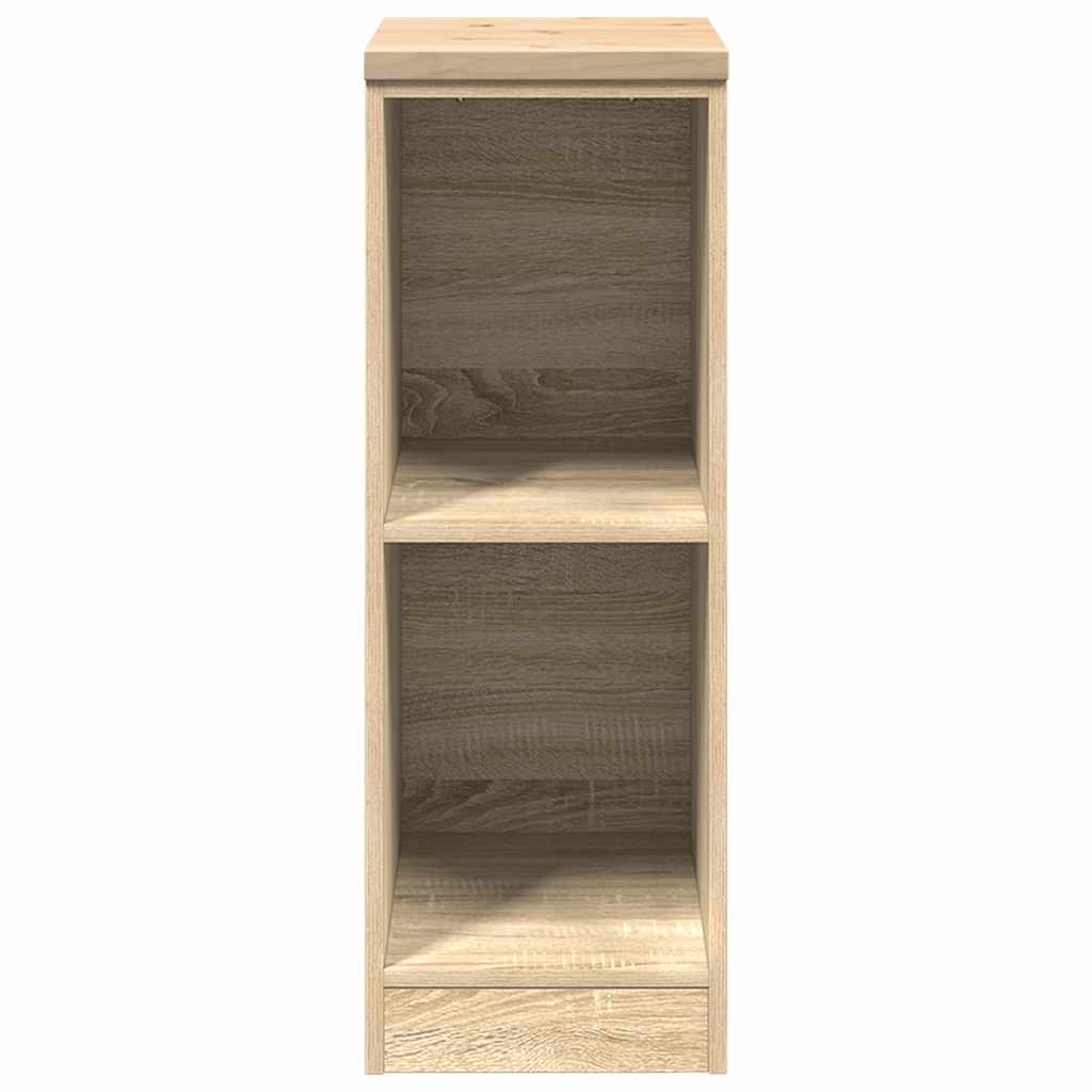 Garagekast 30x51x85 cm massief grenenhout sonoma eikenkleurig is nu te koop bij PeponiXL, paradijselijk wonen!