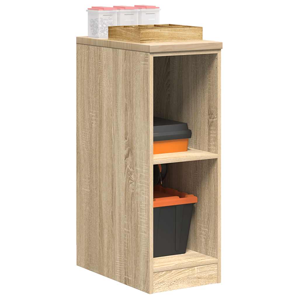 Garagekast 30x51x85 cm massief grenenhout sonoma eikenkleurig is nu te koop bij PeponiXL, paradijselijk wonen!