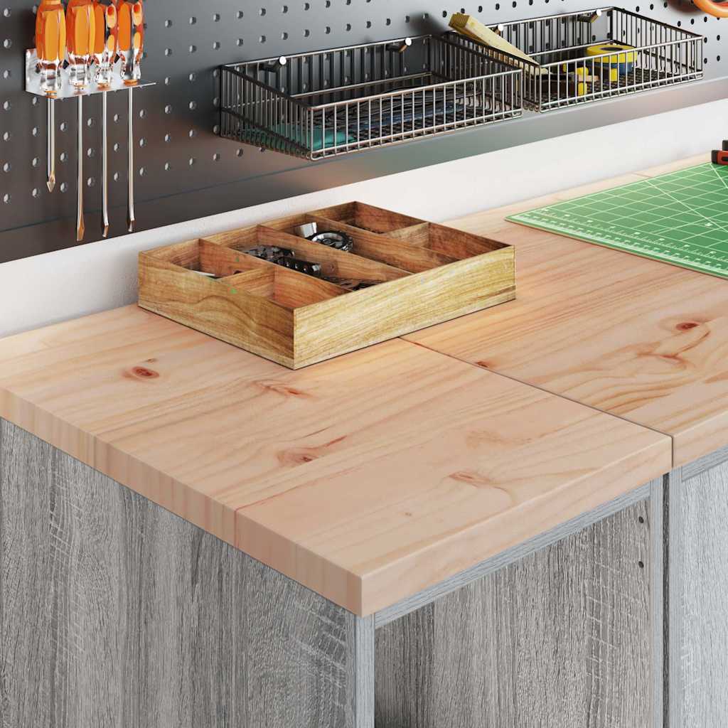 Garagekast 30x51x85 cm massief grenenhout grijs sonoma is nu te koop bij PeponiXL, paradijselijk wonen!