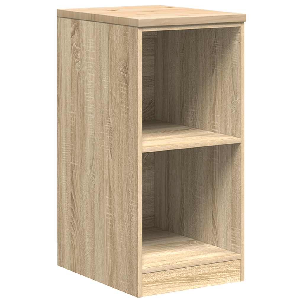 Garagekast 40x51x85 cm massief grenenhout sonoma eikenkleurig is nu te koop bij PeponiXL, paradijselijk wonen!
