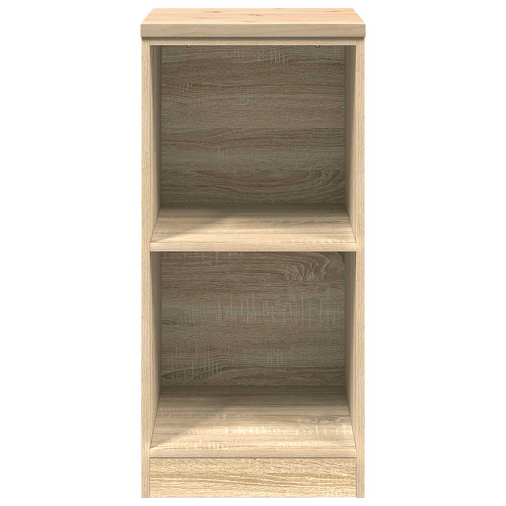 Garagekast 40x51x85 cm massief grenenhout sonoma eikenkleurig is nu te koop bij PeponiXL, paradijselijk wonen!