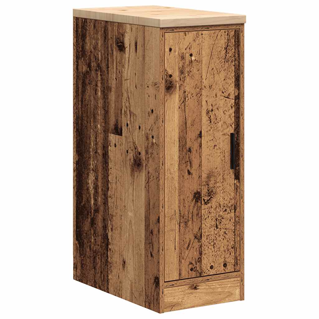 Garagekast 30x51x85 cm massief grenenhout oud hout is nu te koop bij PeponiXL, paradijselijk wonen!