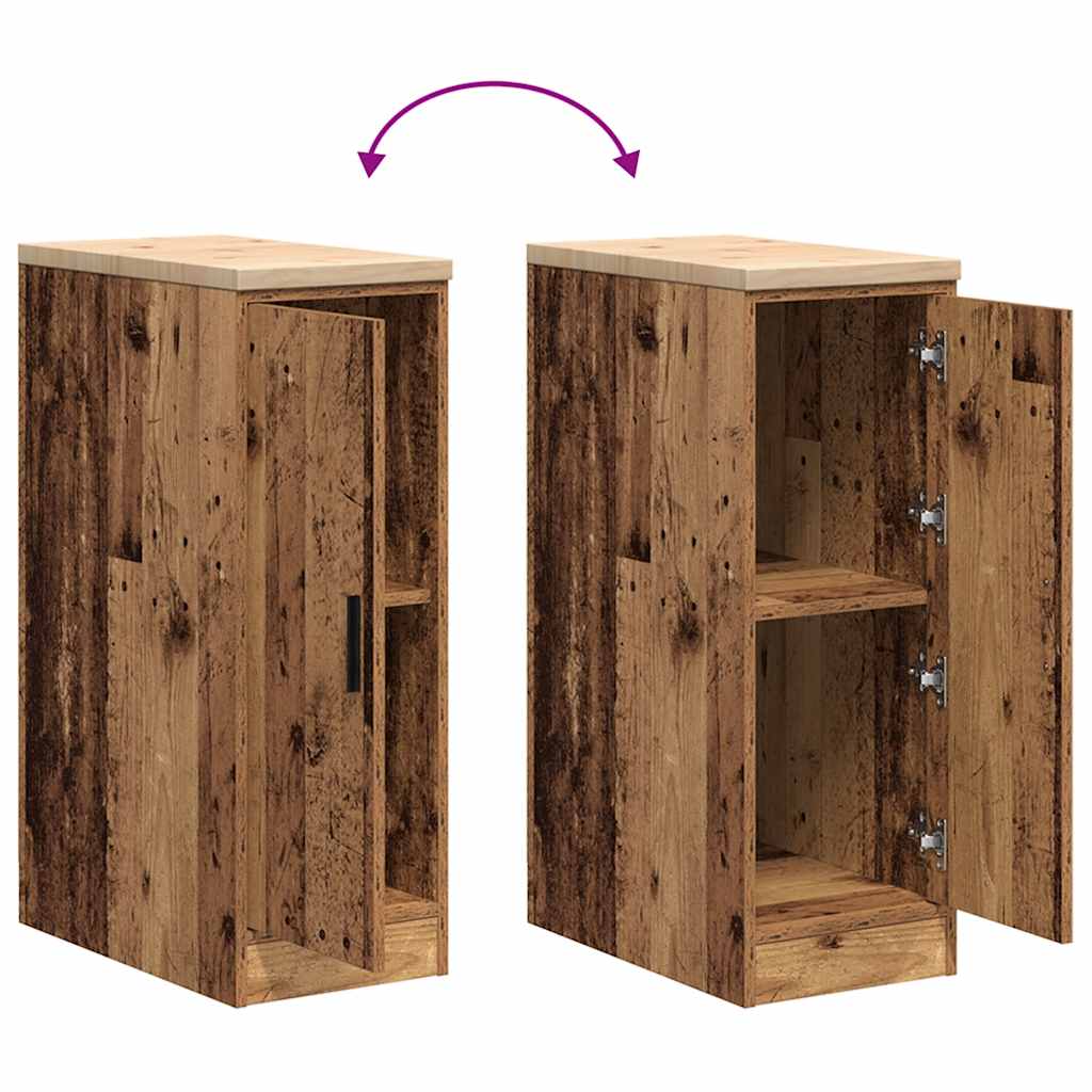 Garagekast 30x51x85 cm massief grenenhout oud hout is nu te koop bij PeponiXL, paradijselijk wonen!