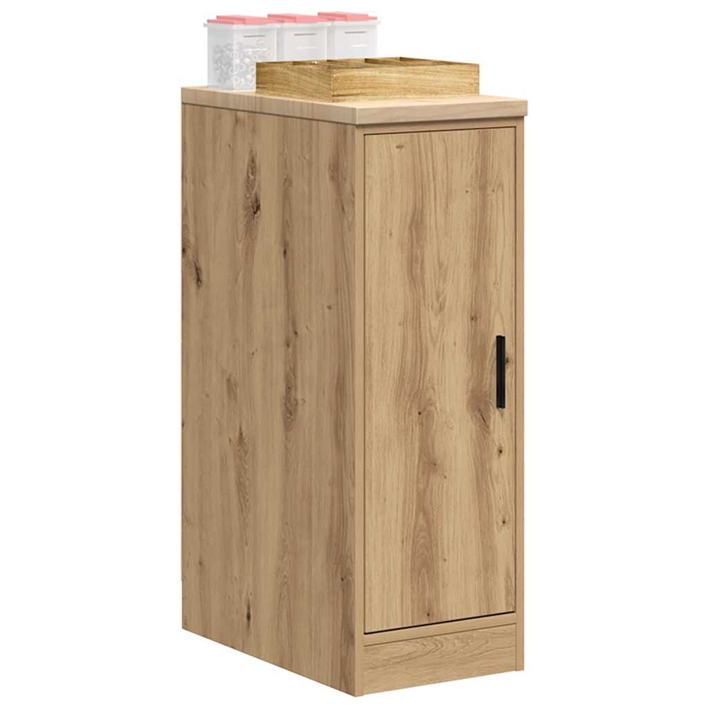 Garagekast 30x51x85 cm massief grenenhout artisan eikenkleurig is nu te koop bij PeponiXL, paradijselijk wonen!