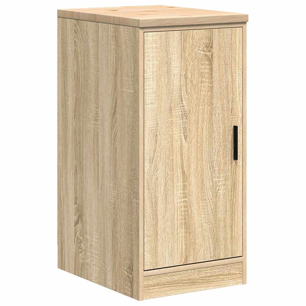 Garagekast 40x51x85 cm massief grenenhout sonoma eikenkleurig is nu te koop bij PeponiXL, paradijselijk wonen!