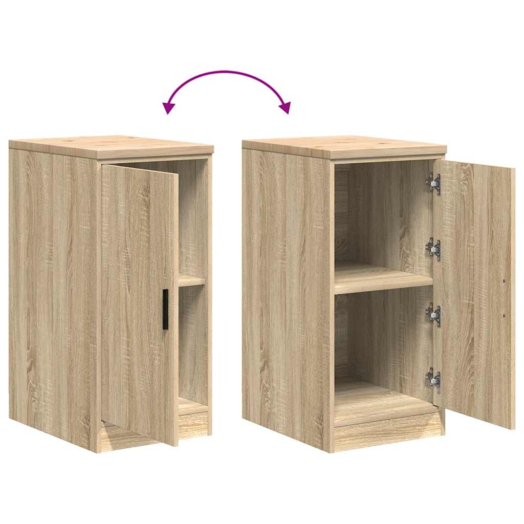 Garagekast 40x51x85 cm massief grenenhout sonoma eikenkleurig is nu te koop bij PeponiXL, paradijselijk wonen!