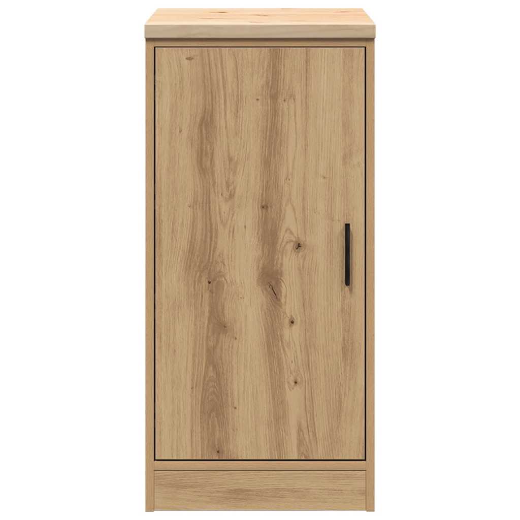 Garagekast 40x51x85 cm massief grenenhout artisan eikenkleurig is nu te koop bij PeponiXL, paradijselijk wonen!