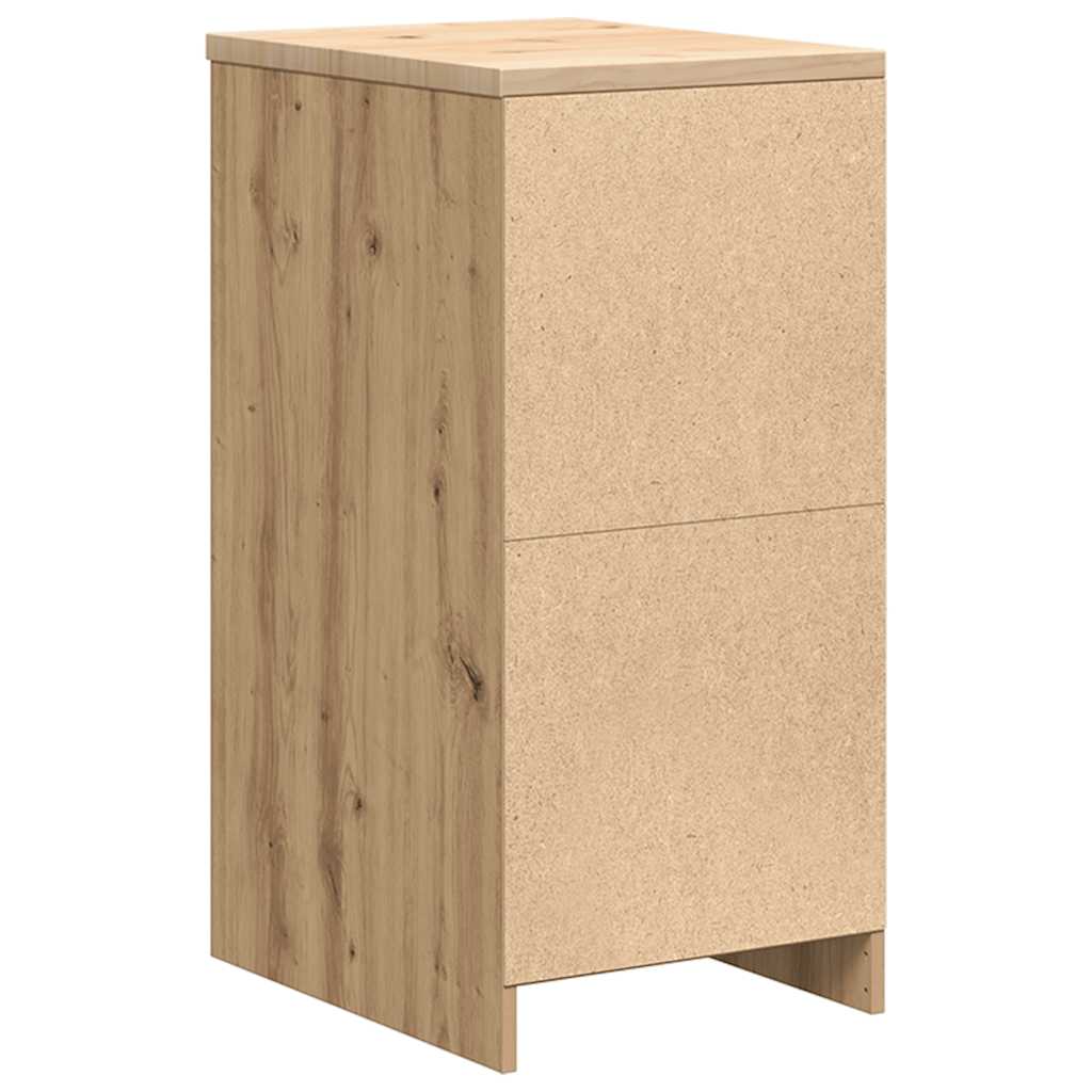 Garagekast 40x51x85 cm massief grenenhout artisan eikenkleurig is nu te koop bij PeponiXL, paradijselijk wonen!