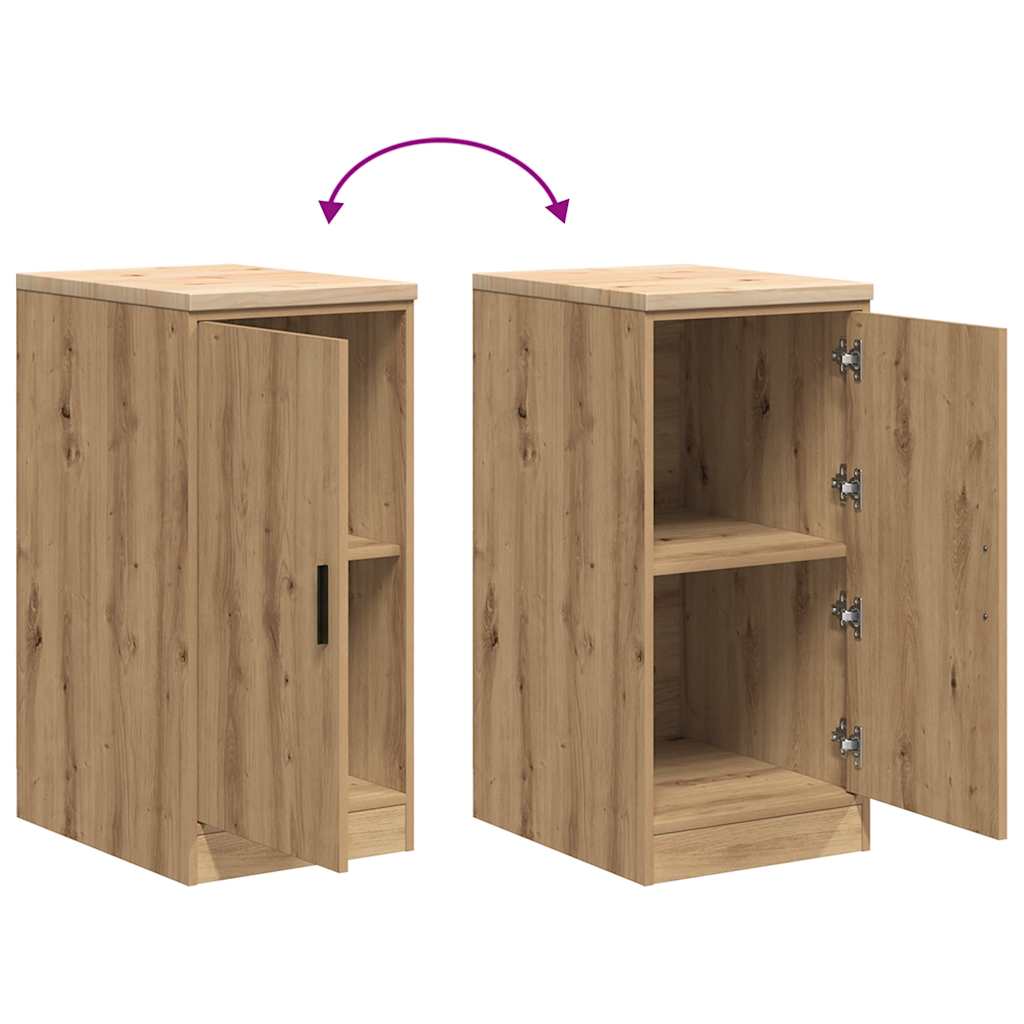 Garagekast 40x51x85 cm massief grenenhout artisan eikenkleurig is nu te koop bij PeponiXL, paradijselijk wonen!