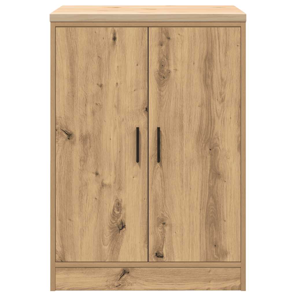 Garagekast 60x51x85 cm massief grenenhout artisan eikenkleurig is nu te koop bij PeponiXL, paradijselijk wonen!