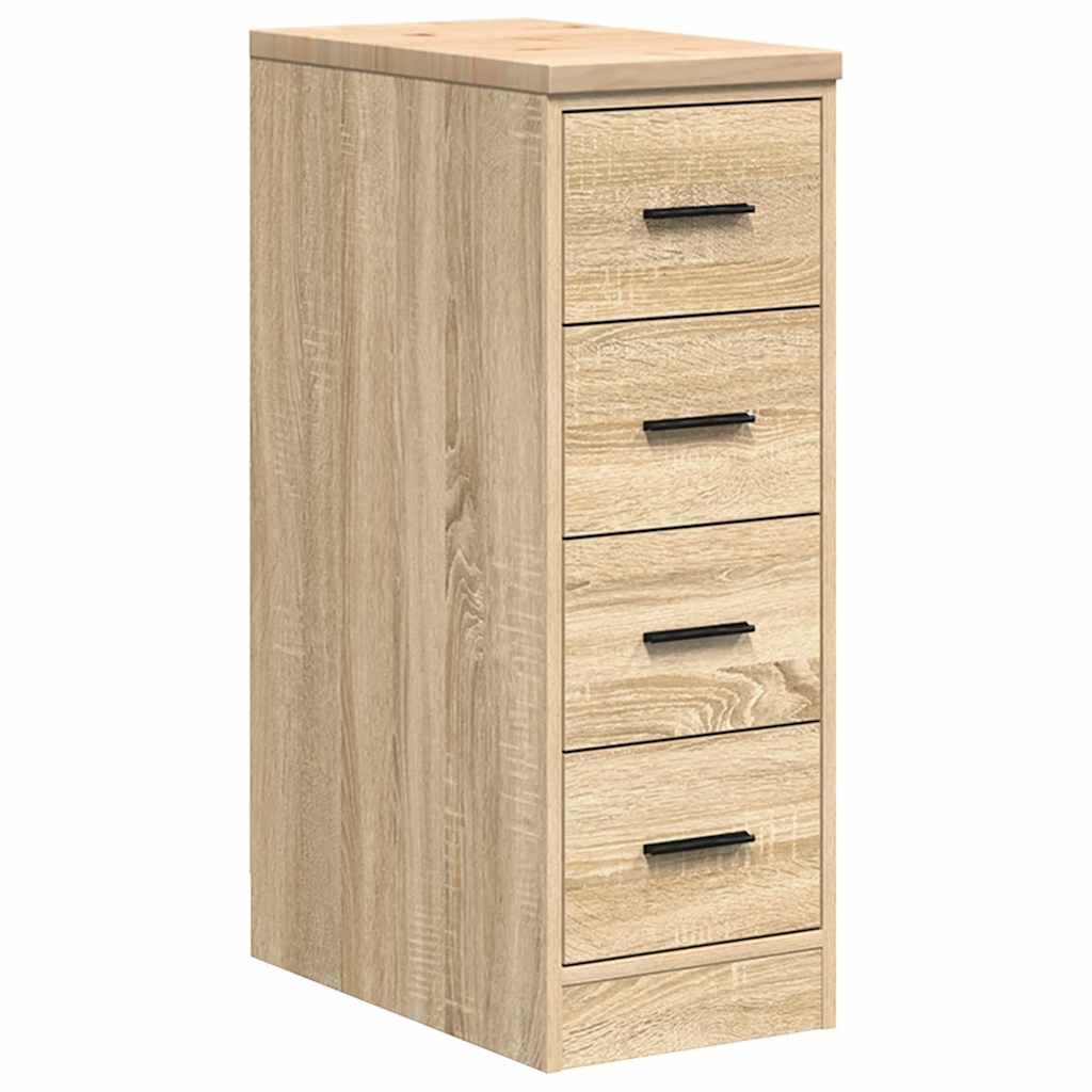 Garagekast 30x51x85 cm massief grenenhout sonoma eikenkleurig is nu te koop bij PeponiXL, paradijselijk wonen!