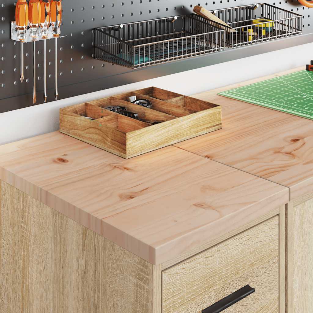Garagekast 30x51x85 cm massief grenenhout sonoma eikenkleurig is nu te koop bij PeponiXL, paradijselijk wonen!