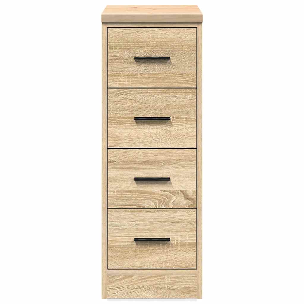 Garagekast 30x51x85 cm massief grenenhout sonoma eikenkleurig is nu te koop bij PeponiXL, paradijselijk wonen!