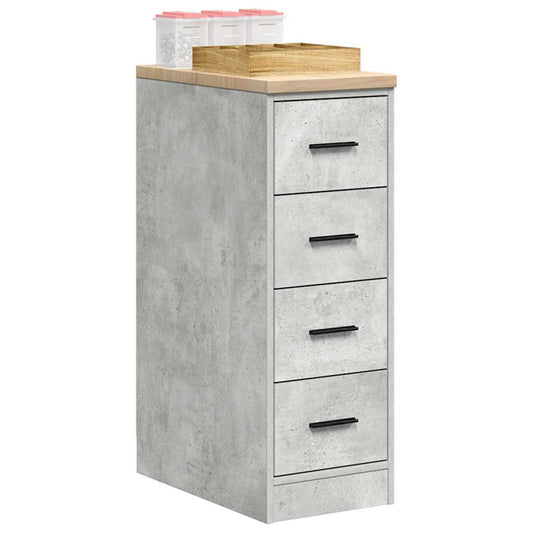 Garagekast 30x51x85 cm massief grenenhout betongrijs is nu te koop bij PeponiXL, paradijselijk wonen!
