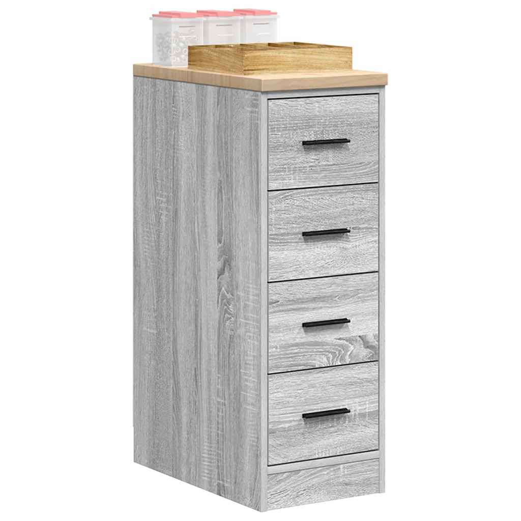 Garagekast 30x51x85 cm massief grenenhout grijs sonoma is nu te koop bij PeponiXL, paradijselijk wonen!