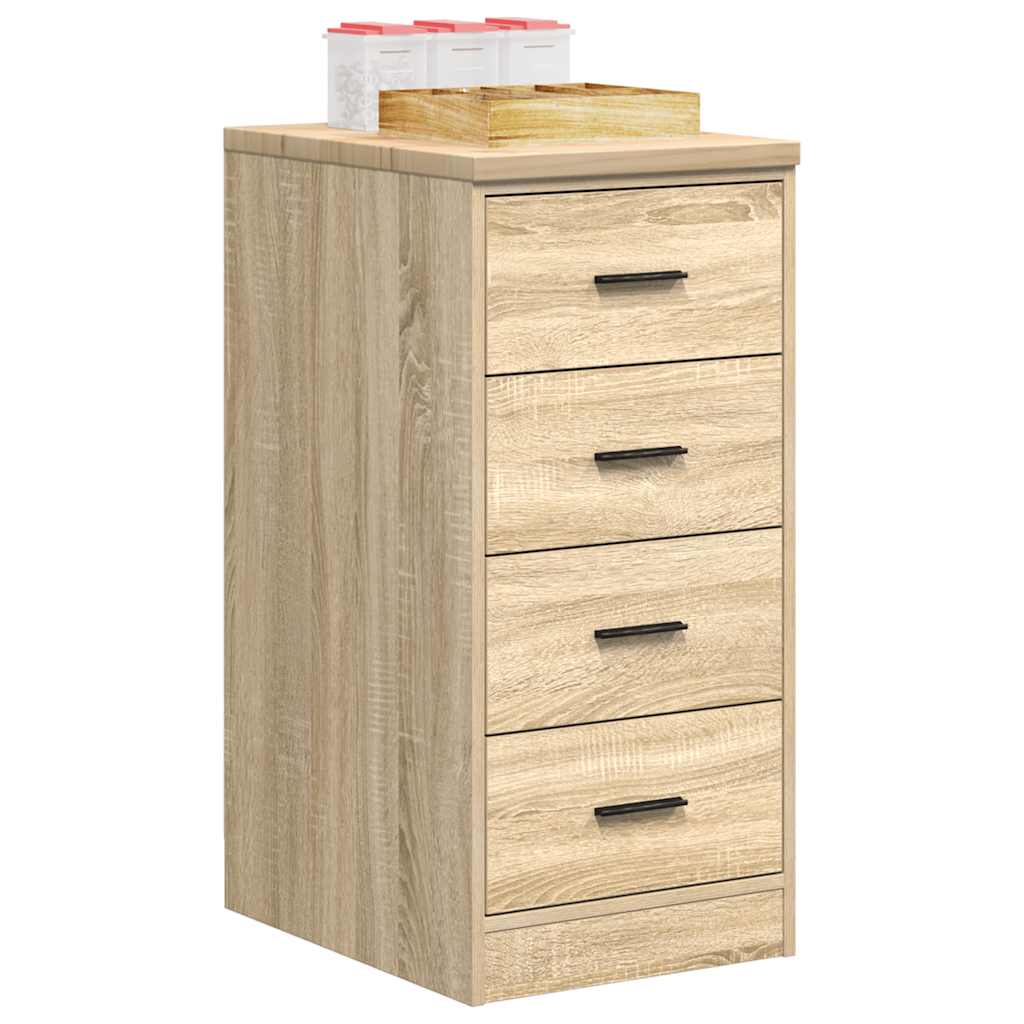 Garagekast 40x51x85 cm massief grenenhout sonoma eikenkleurig is nu te koop bij PeponiXL, paradijselijk wonen!