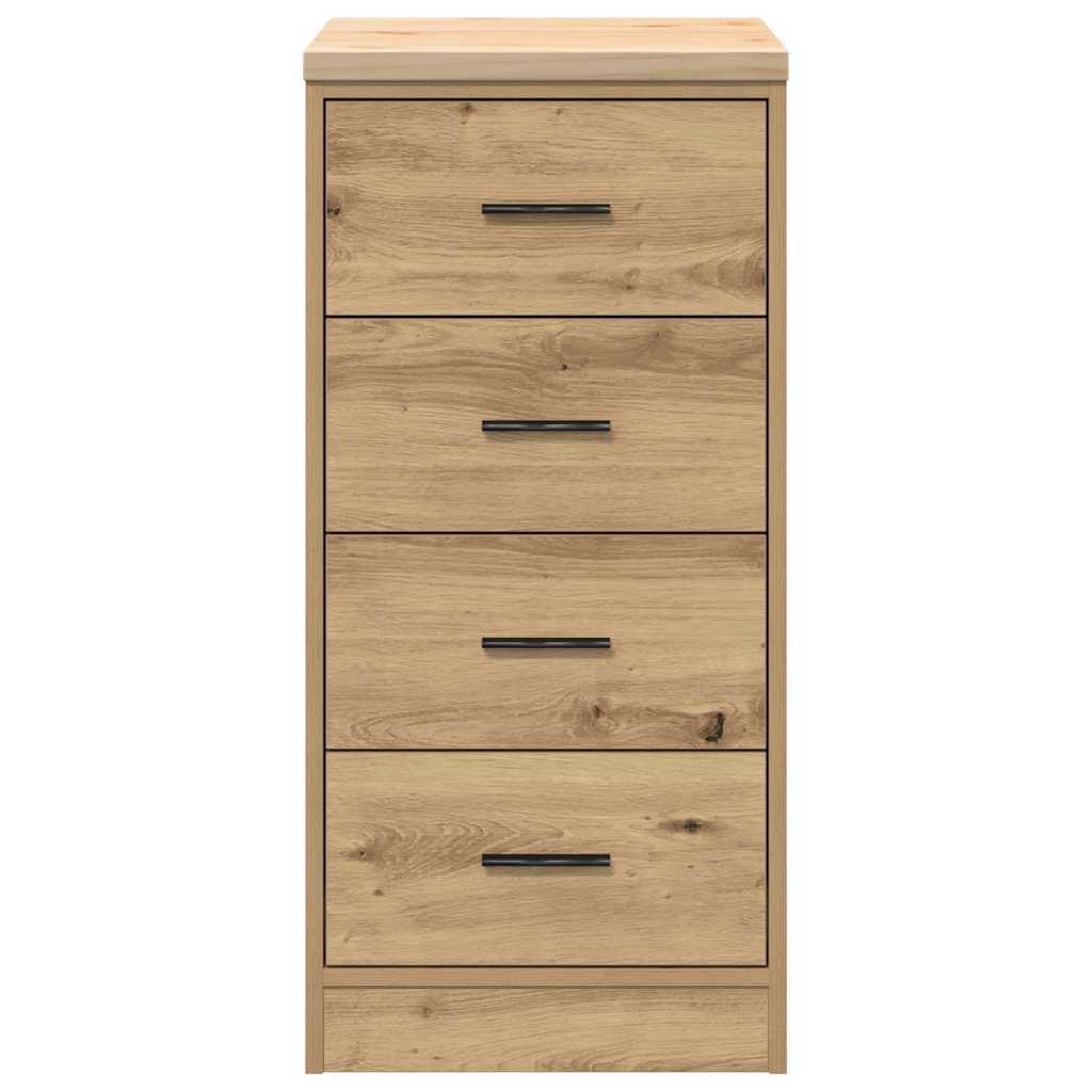 Garagekast 40x51x85 cm massief grenenhout artisan eikenkleurig is nu te koop bij PeponiXL, paradijselijk wonen!