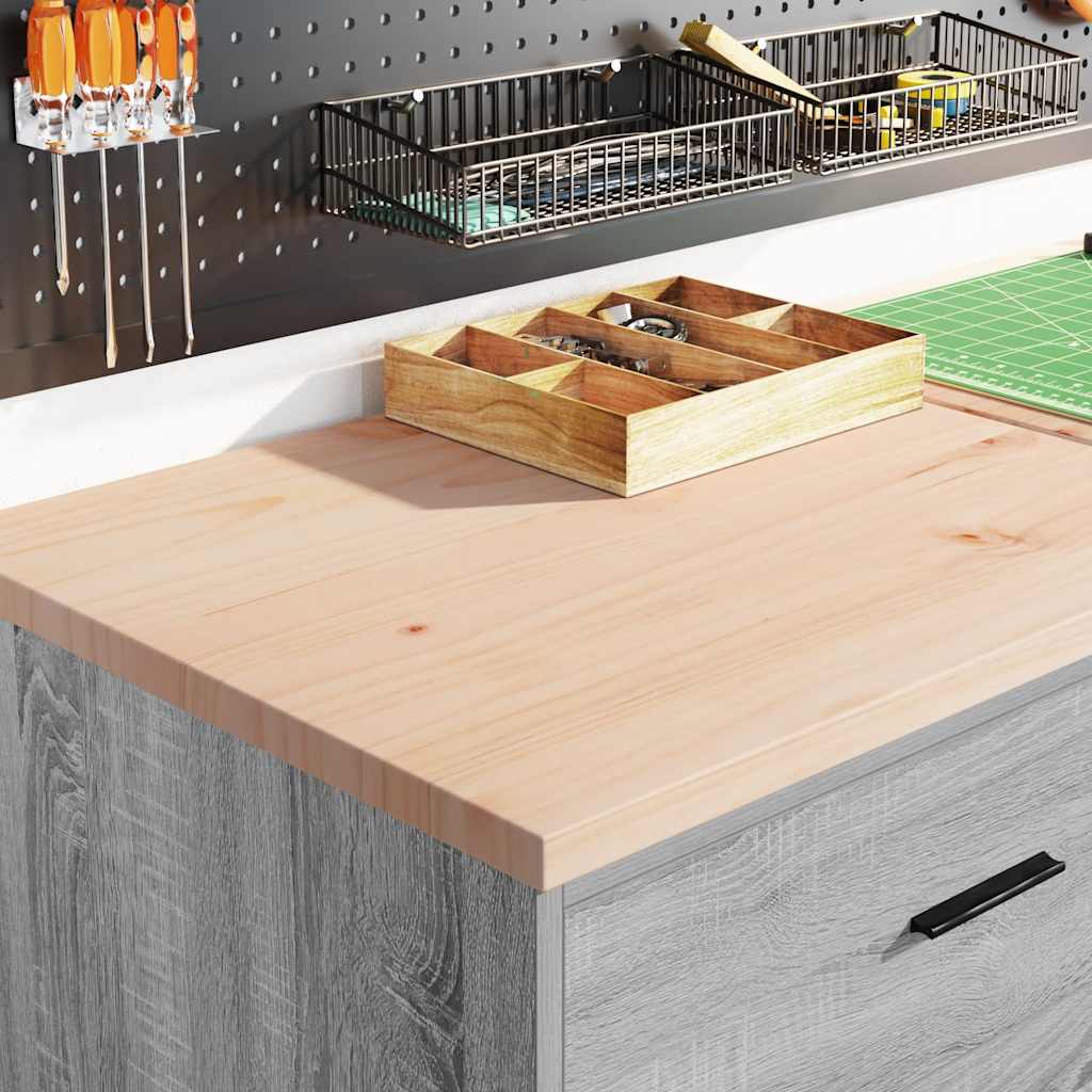 Garagekast 60x51x85 cm massief grenenhout grijs sonoma is nu te koop bij PeponiXL, paradijselijk wonen!