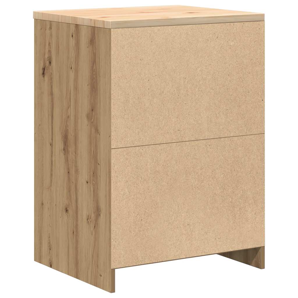 Garagekast 60x51x85 cm massief grenenhout artisan eikenkleurig is nu te koop bij PeponiXL, paradijselijk wonen!
